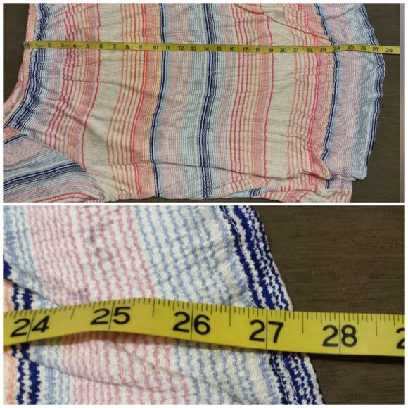 Motherhood Maternity Stripe Tunic Top Tie Waist Flutter Sleeve Size 3X - Picture 13 of 13